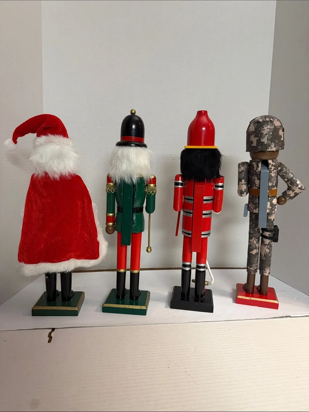 Ashland Red and Green Holiday Nutcracker Soldier Figurines Set - Picture 2 of 2